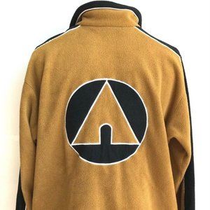 VTG 90’s Mens Airwalk Pullover Half Zippered Fleece Sweater Size XL